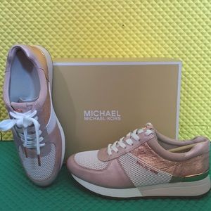 Michael Kors Allie Trainers Leather. Size: 7.5